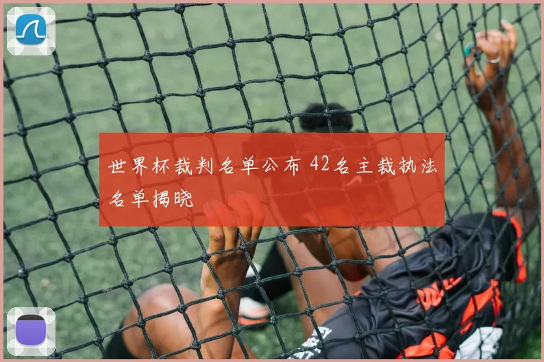 世界杯裁判名单公布 42名主裁执法名单揭晓