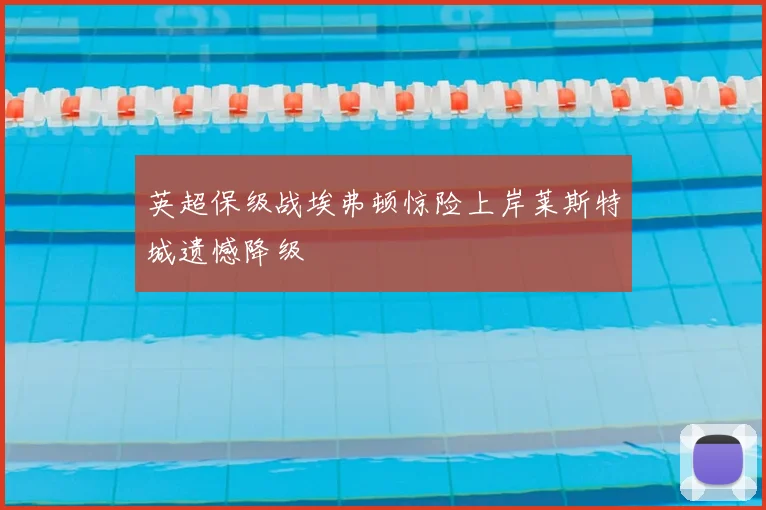 英超保级战埃弗顿惊险上岸莱斯特城遗憾降级